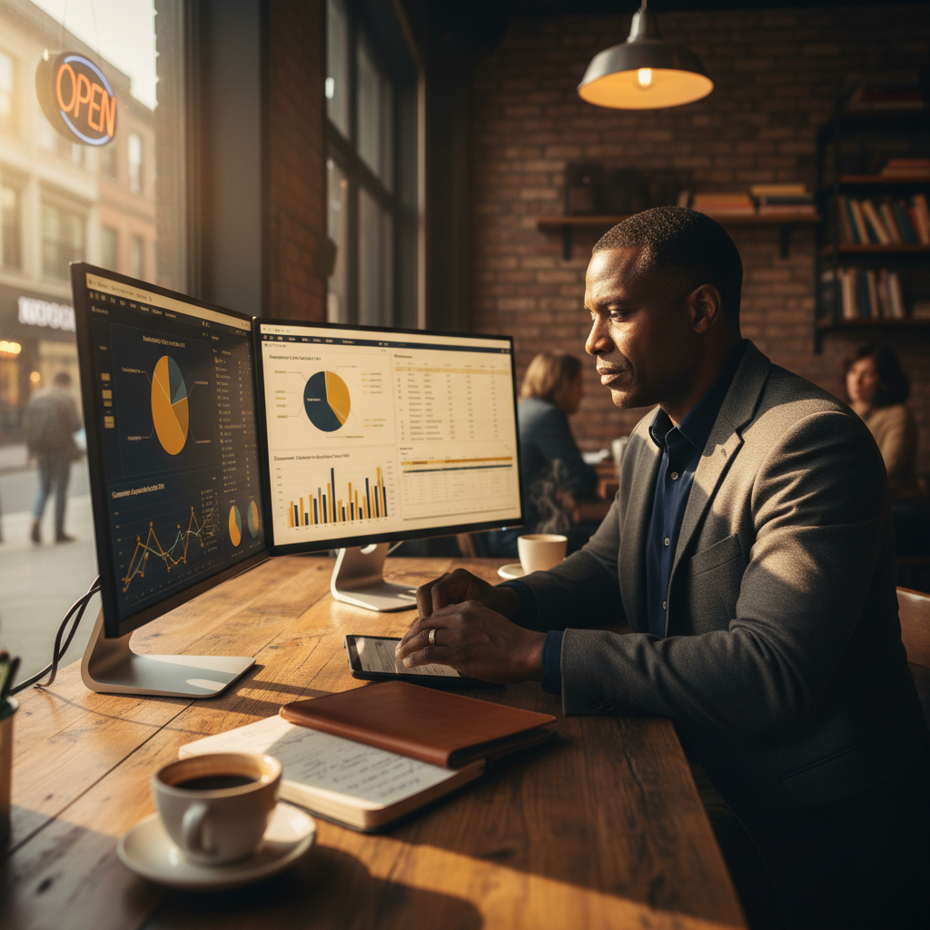 Marketing performance analysis in franchise business office